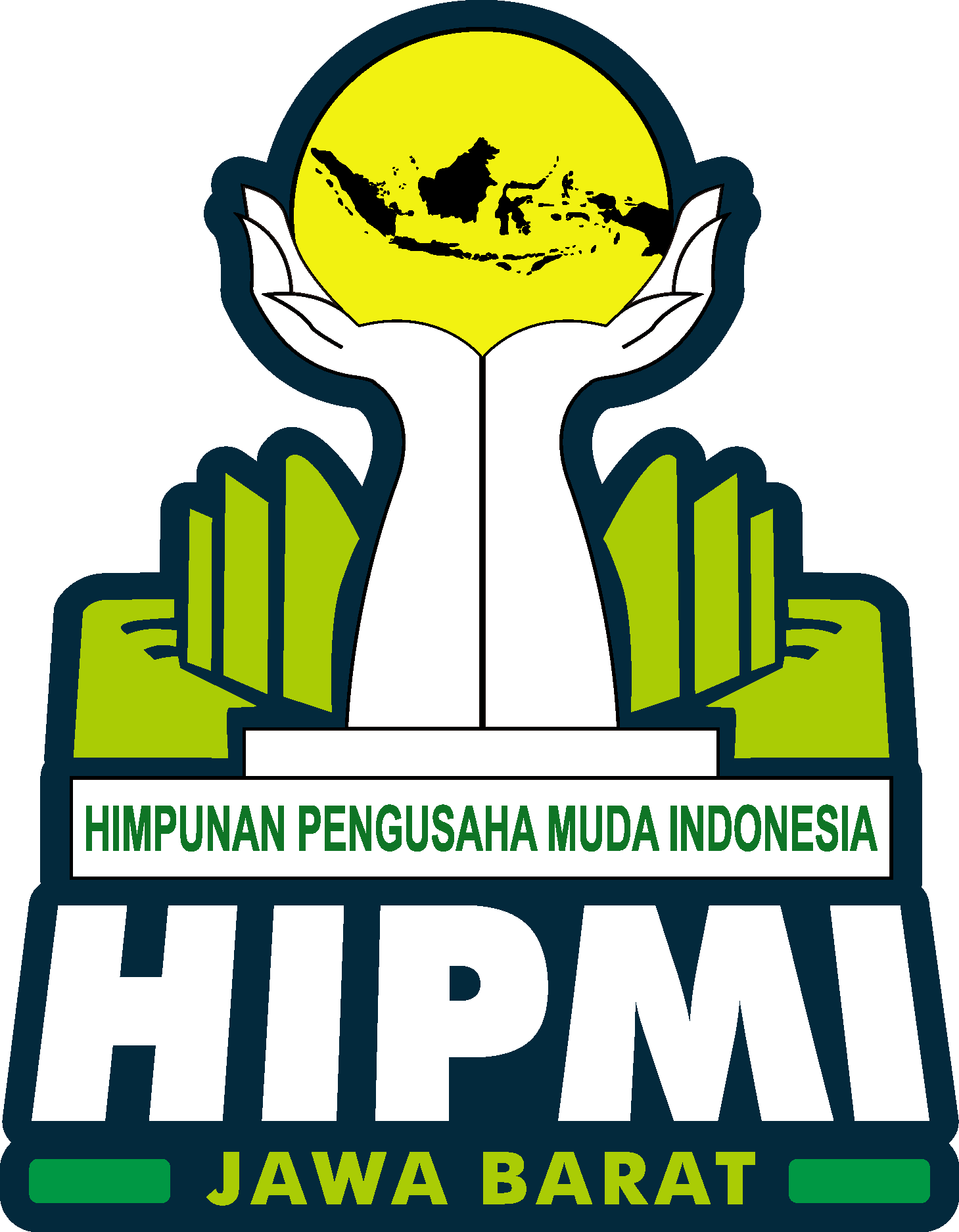 HIPMI Himpunan Pengusaha Muda Indonesia JABAR Logo Vector Logo